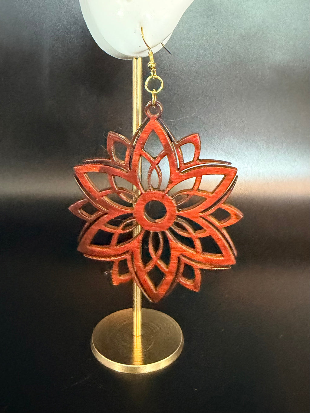 Flower Mandala Earrings Pair 2