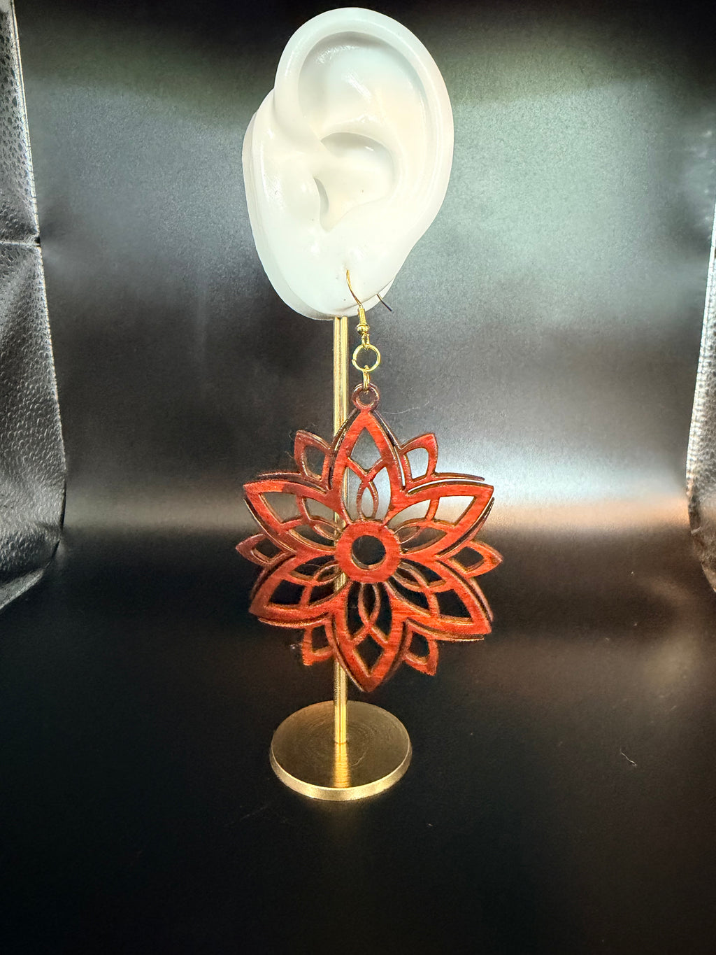 Flower Mandala Earrings Pair 2