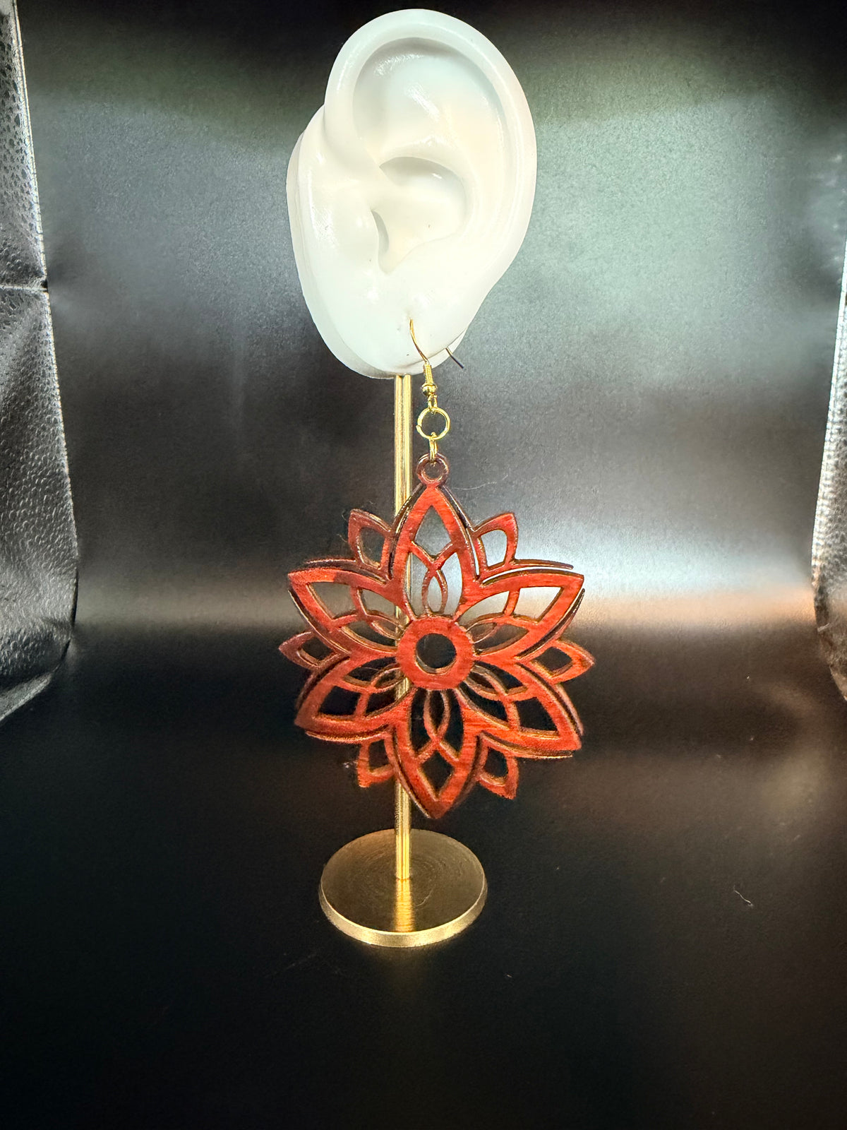 Flower Mandala Earrings Pair 2