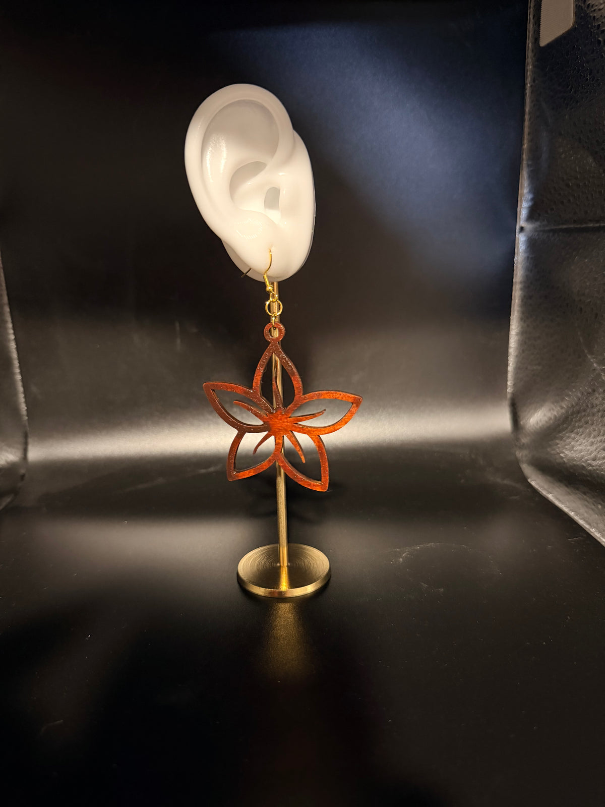 Tropical Flower Earrings Pair