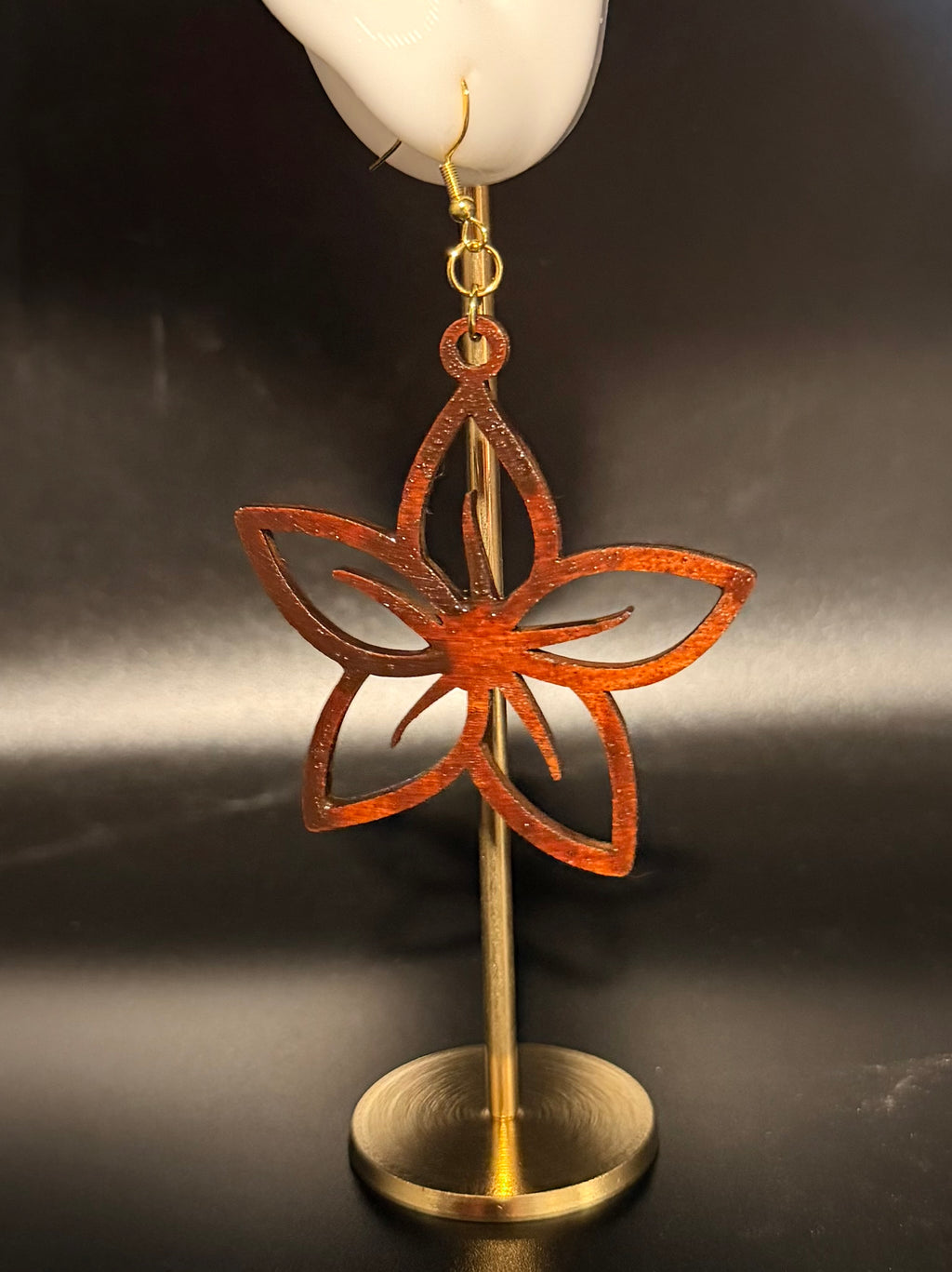 Tropical Flower Earrings Pair